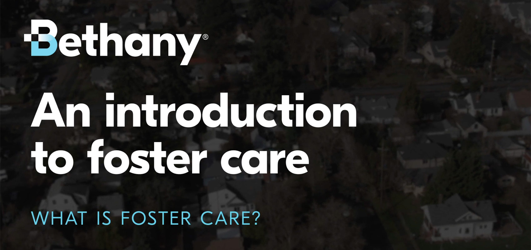 What is foster care?  Banner Image